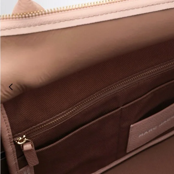 Marc Jacobs Rose Pink Medium Leather Tote Bag NEW! - Picture 4 of 14